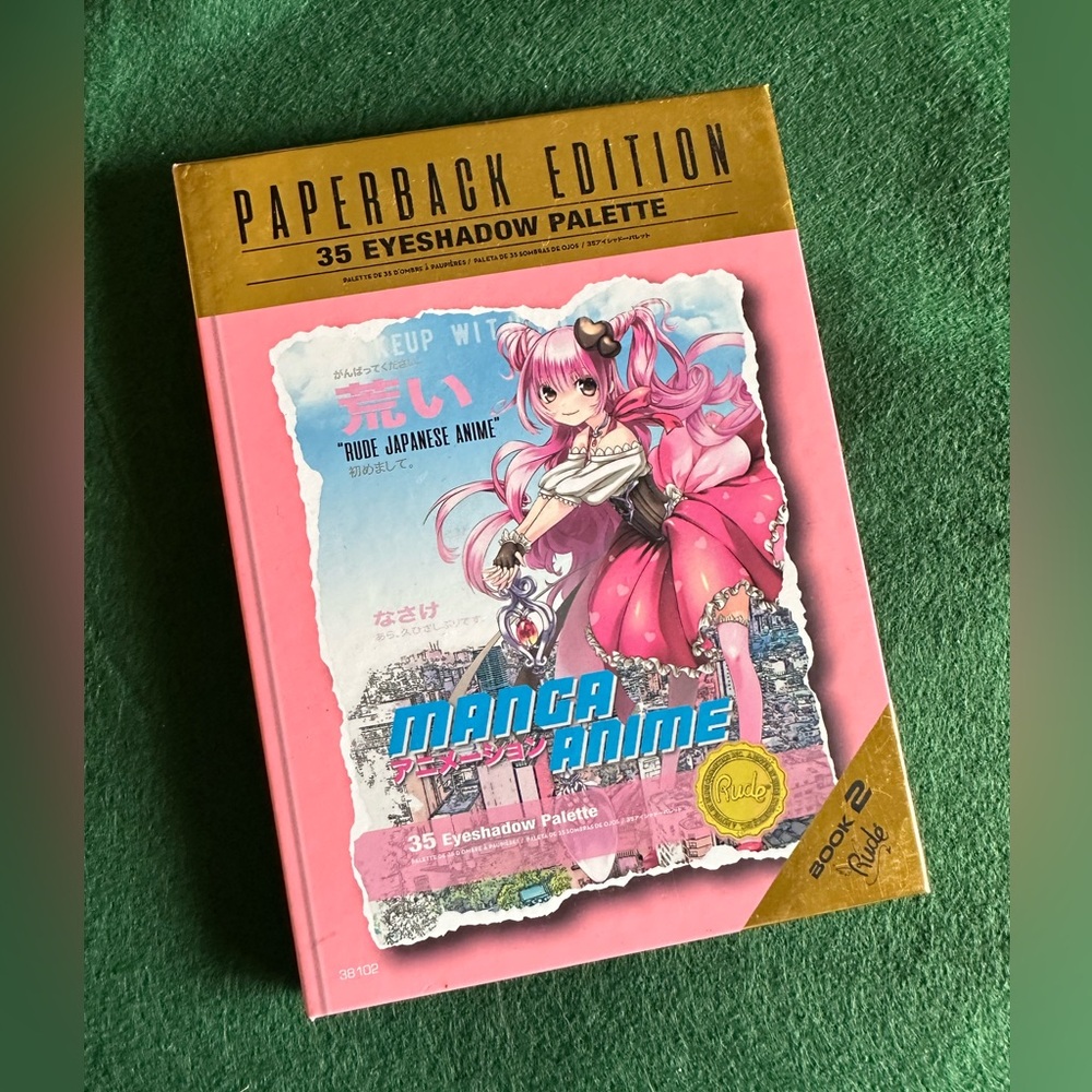 RUDE Manga Anime Eyeshadow Palette - Vibrant Colors